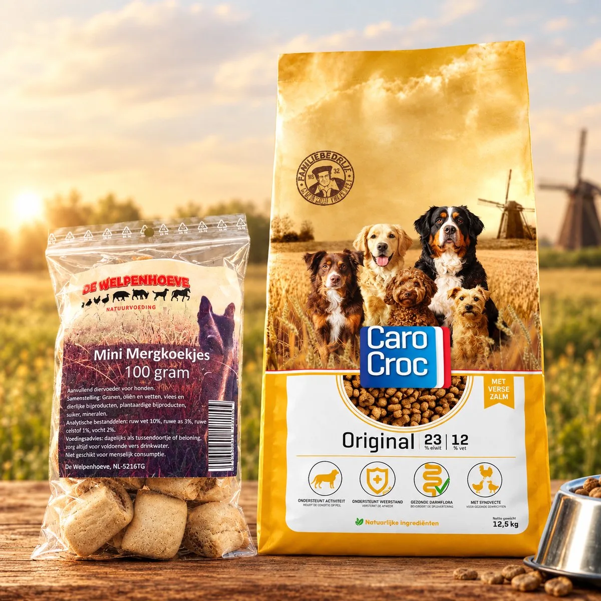 Original 12,5 kg [23/12] met 100 gram extra Snacks van CaroCroc – productfoto