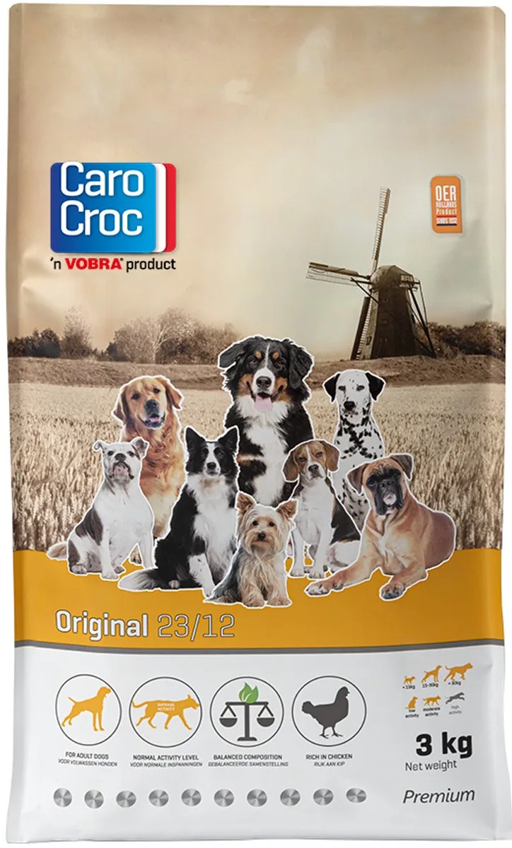 Original 3 kg [23/12] van CaroCroc – productfoto