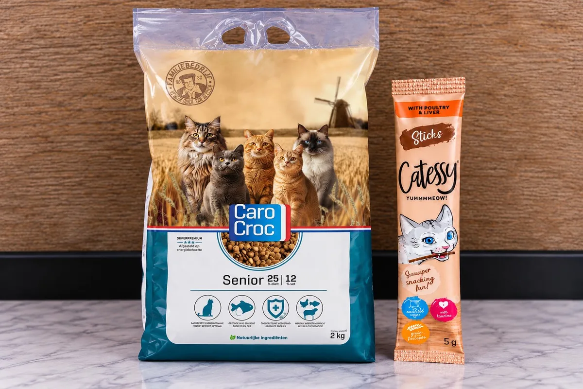 Senior 2kg met catessystick 5 gram de CaroCroc – photo produit