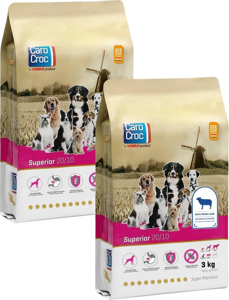 Superior - Lam&Granen - Hondenvoer - 2 x 3 kg by CaroCroc – product photo