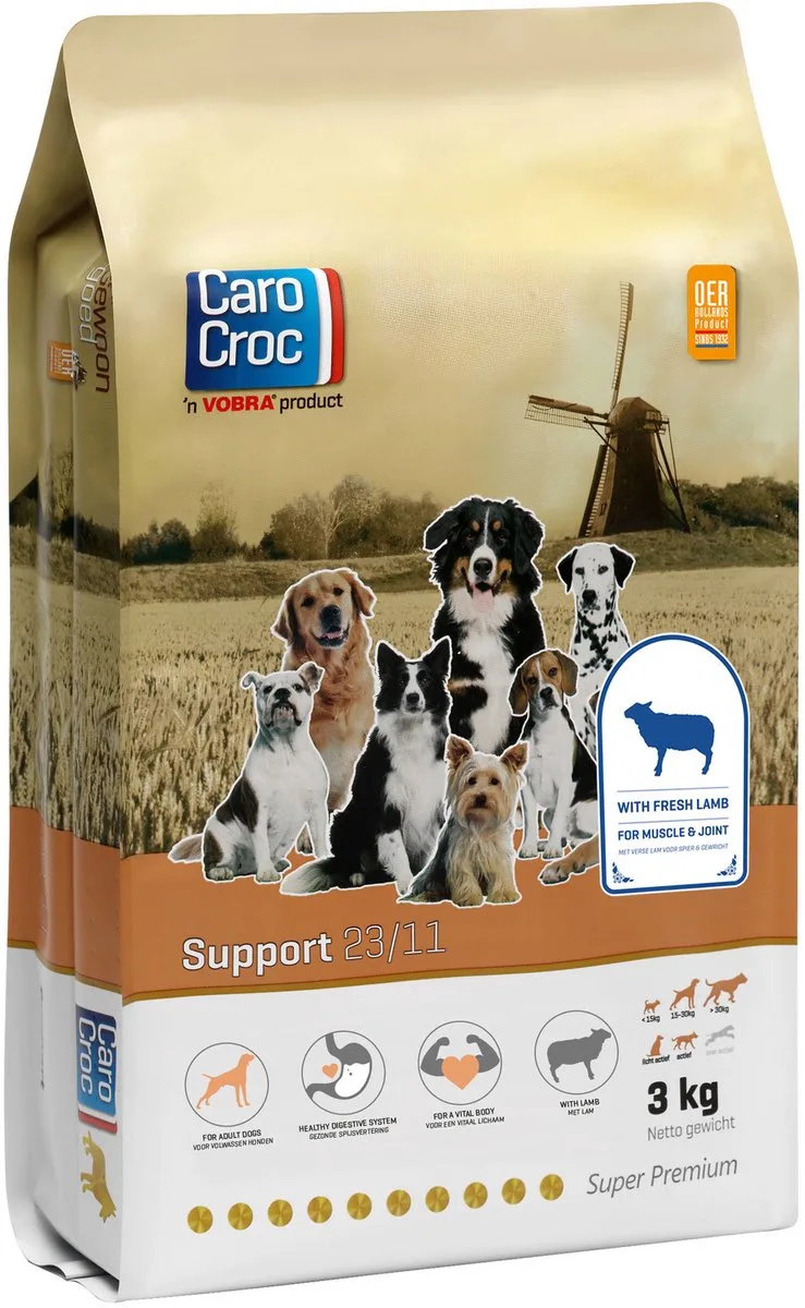 Support - Hondenvoer - 3 kg by CaroCroc – product photo