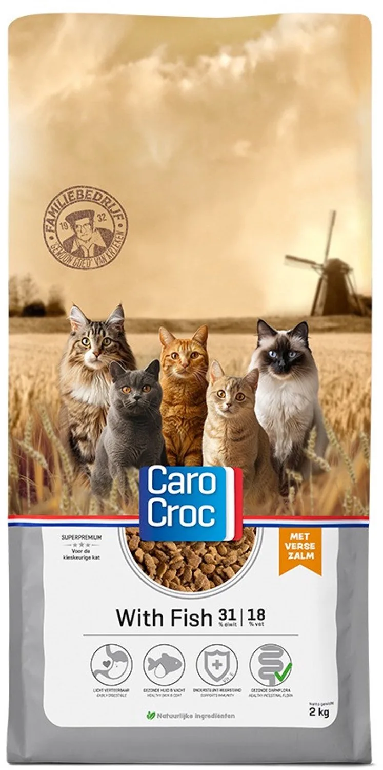 Vis 2 kg met extra catessy stick van CaroCroc – productfoto