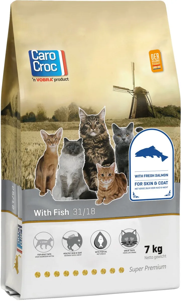 Vis - Kattenvoer - 7 kg by CaroCroc – product photo