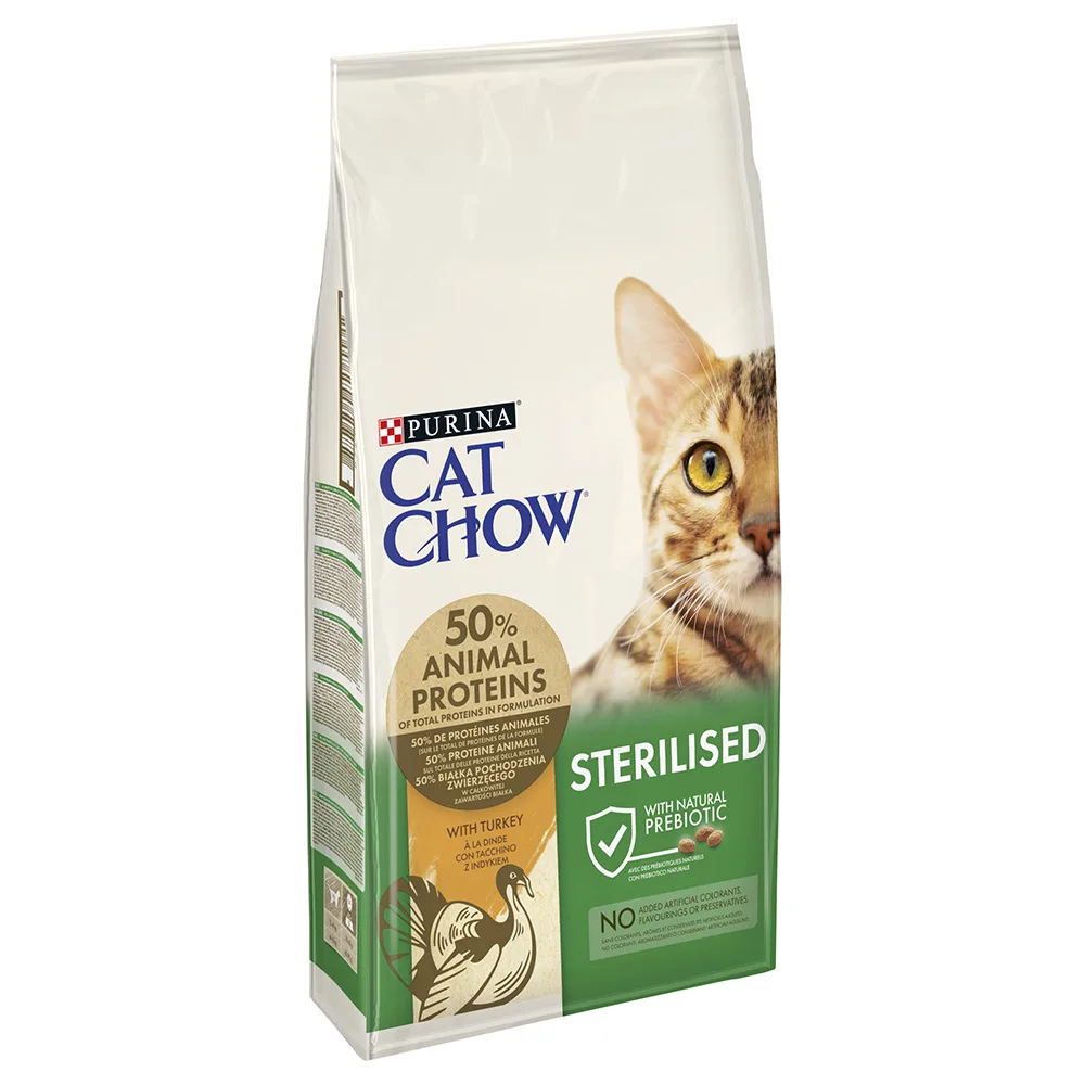 10 kg PURINA Cat Chow Special Care Sterilized Kalkoen kattenvoer droog van Cat Chow – productfoto