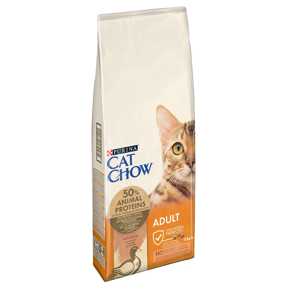 15kg Adult Rijk Aan Eend van Cat Chow – productfoto