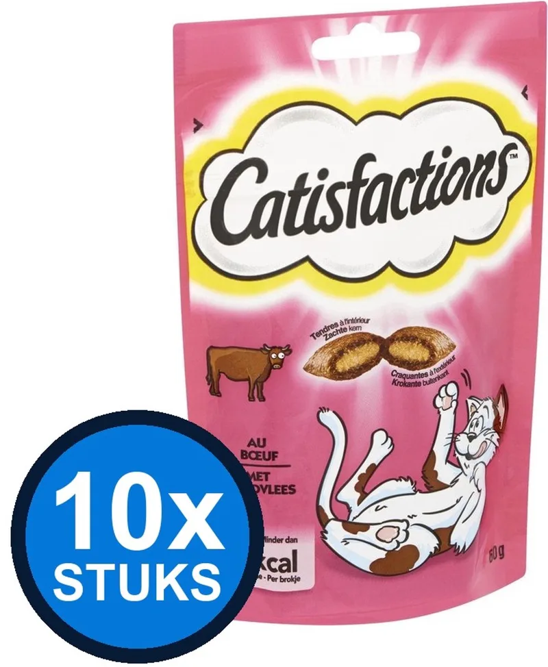 10x Catisfactions - Rund - Kattenvoer Snacks - 60 g by Catisfactions – product photo