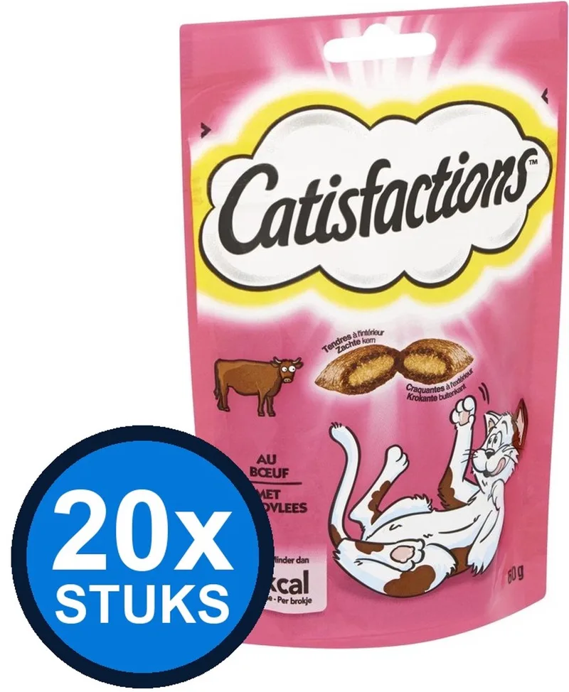 20x Catisfactions - Rund - Kattenvoer Snacks - 60 g by Catisfactions – product photo
