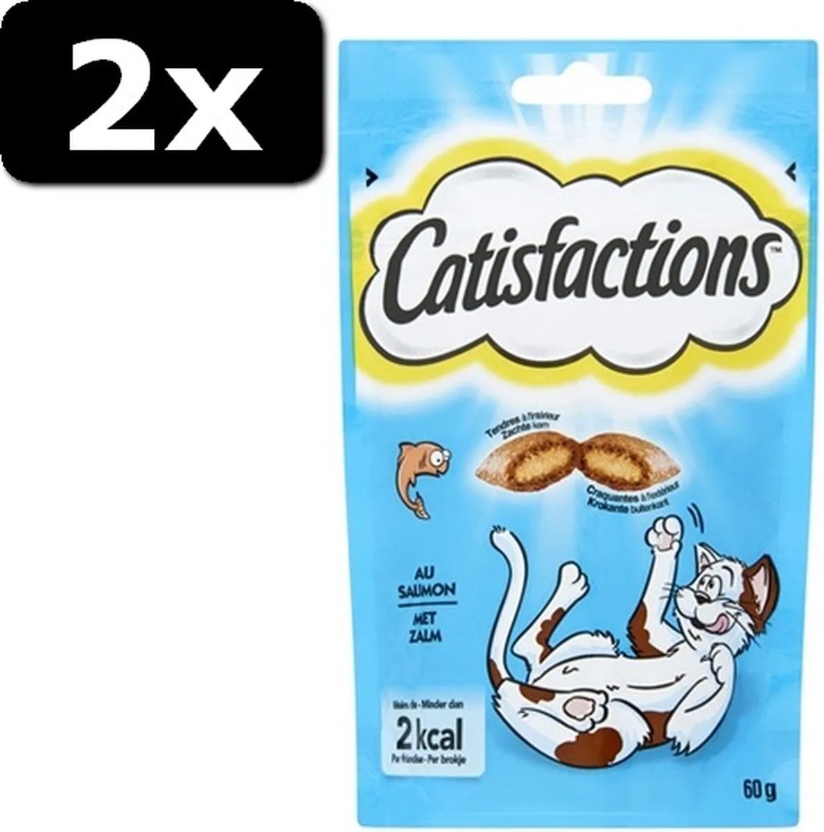 2x CATISFACTIONS ZALM 60GR by Catisfactions – product photo