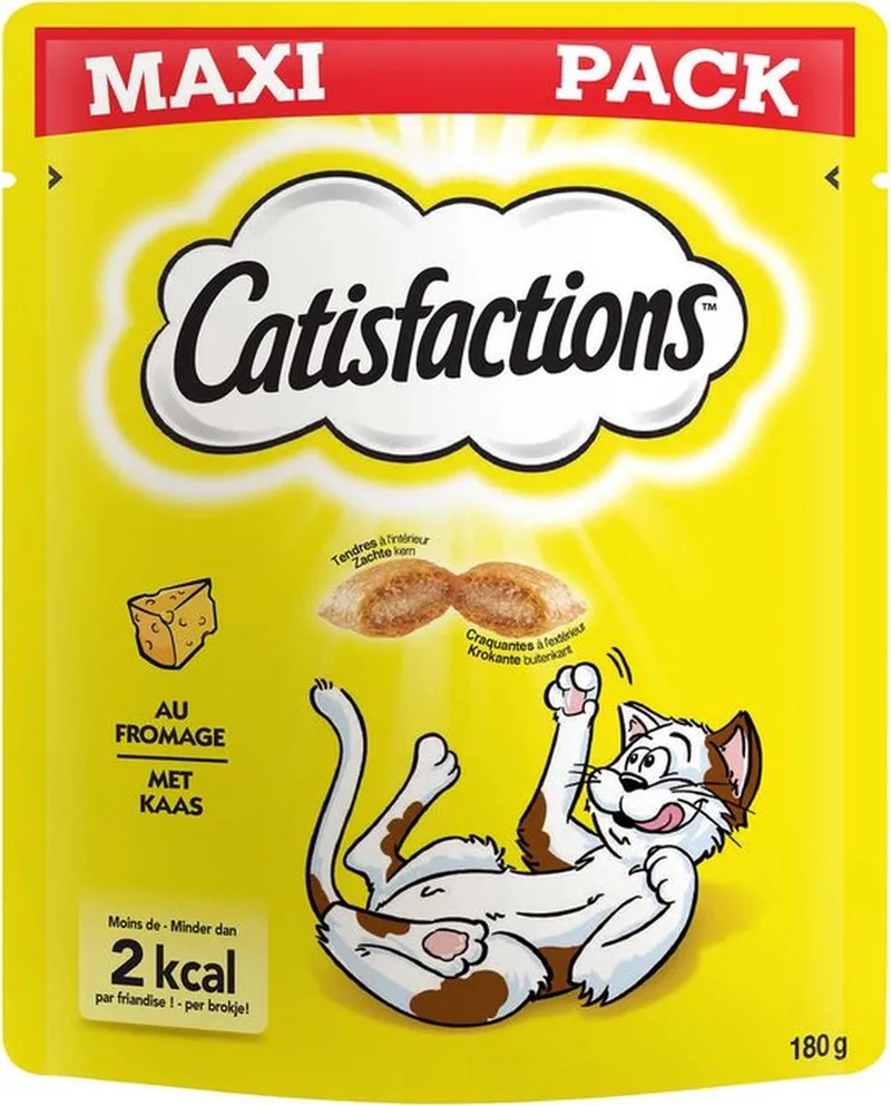 3x Catisfactions Snacks - Kattensnoepjes - Kaas 180g von Catisfactions – Produktfoto