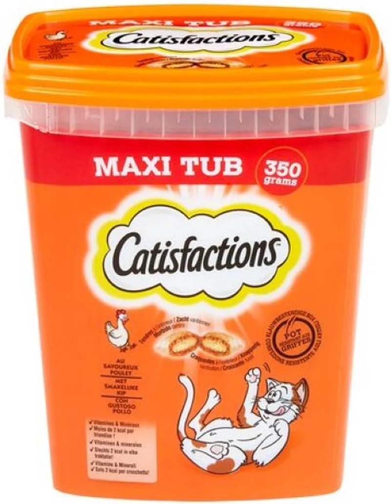 4x Catisfactions Snacks tube - Kattensnoepjes - Kip 350g von Catisfactions – Produktfoto