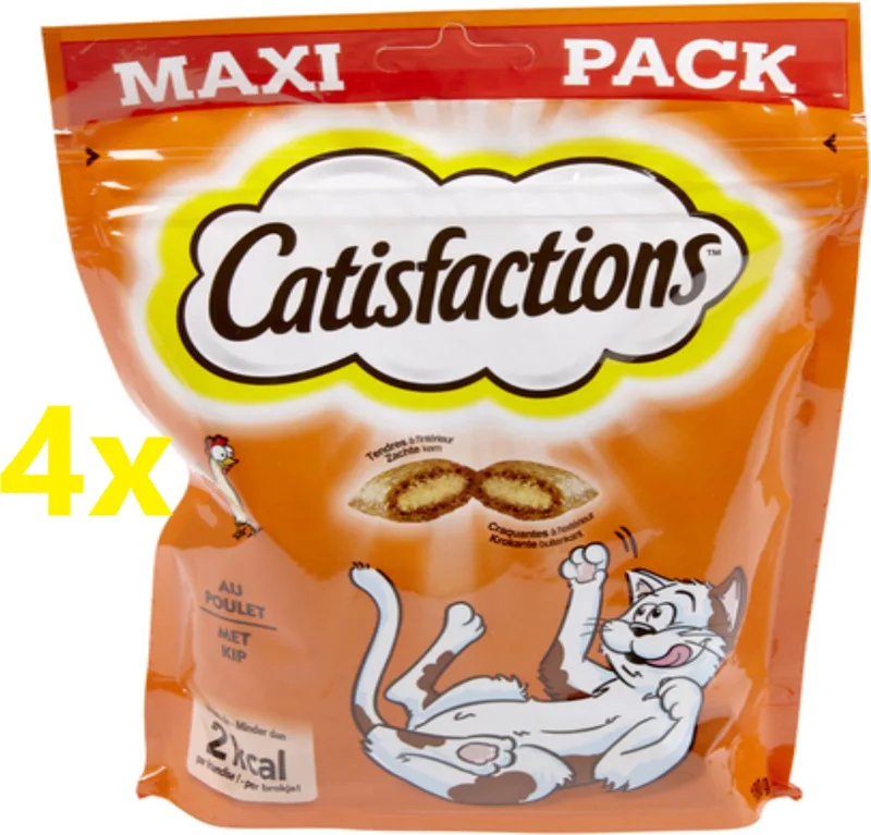 Kattensnack Kip - 4x180g von Catisfactions – Produktfoto
