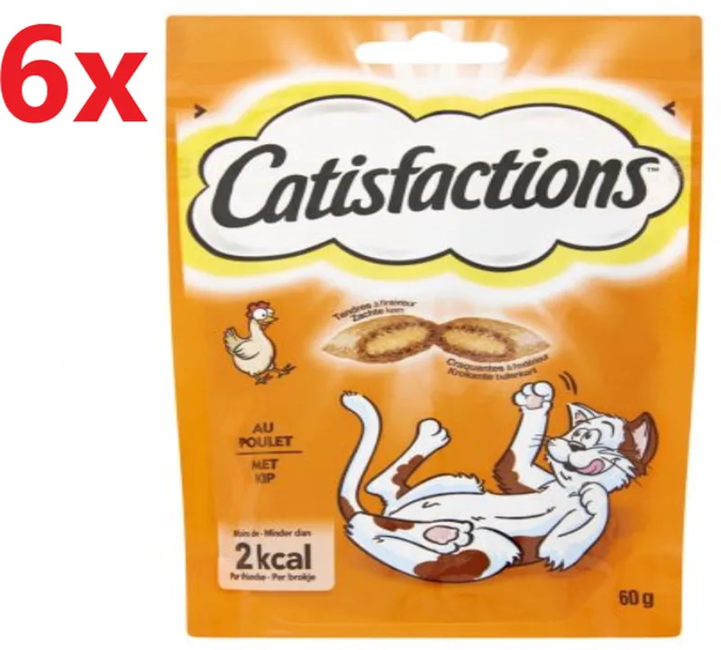Kattensnack Kip - 6x60g by Catisfactions – product photo