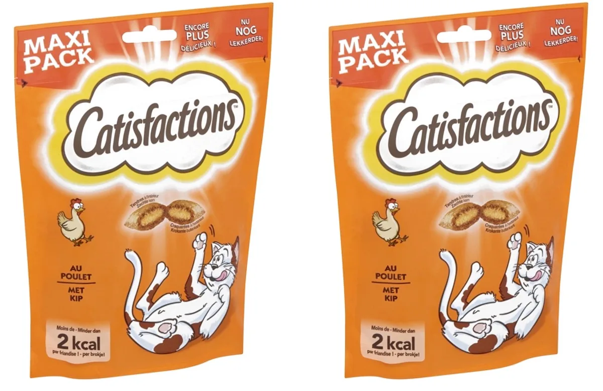kattensnack Kip Maxi Pack 180 gram - 2 stuks - Voordeelset by Catisfactions – product photo