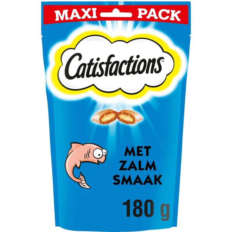 Maxipack Friandises pour chats à saveur de saumon 180 GR de Catisfactions – photo produit