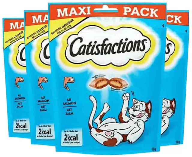Megabox Kattensnoepjes Kip & Kaas & Zalm - 4 x 180 gr - Voordeelverpakking