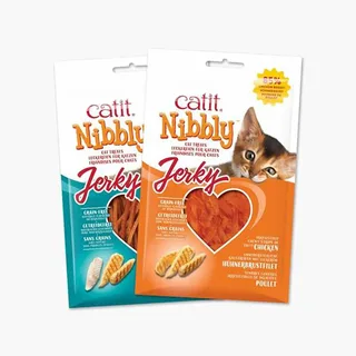CA Nibbly Jerky zachte kattensnacks Kip by Catit – product photo 2 of 3