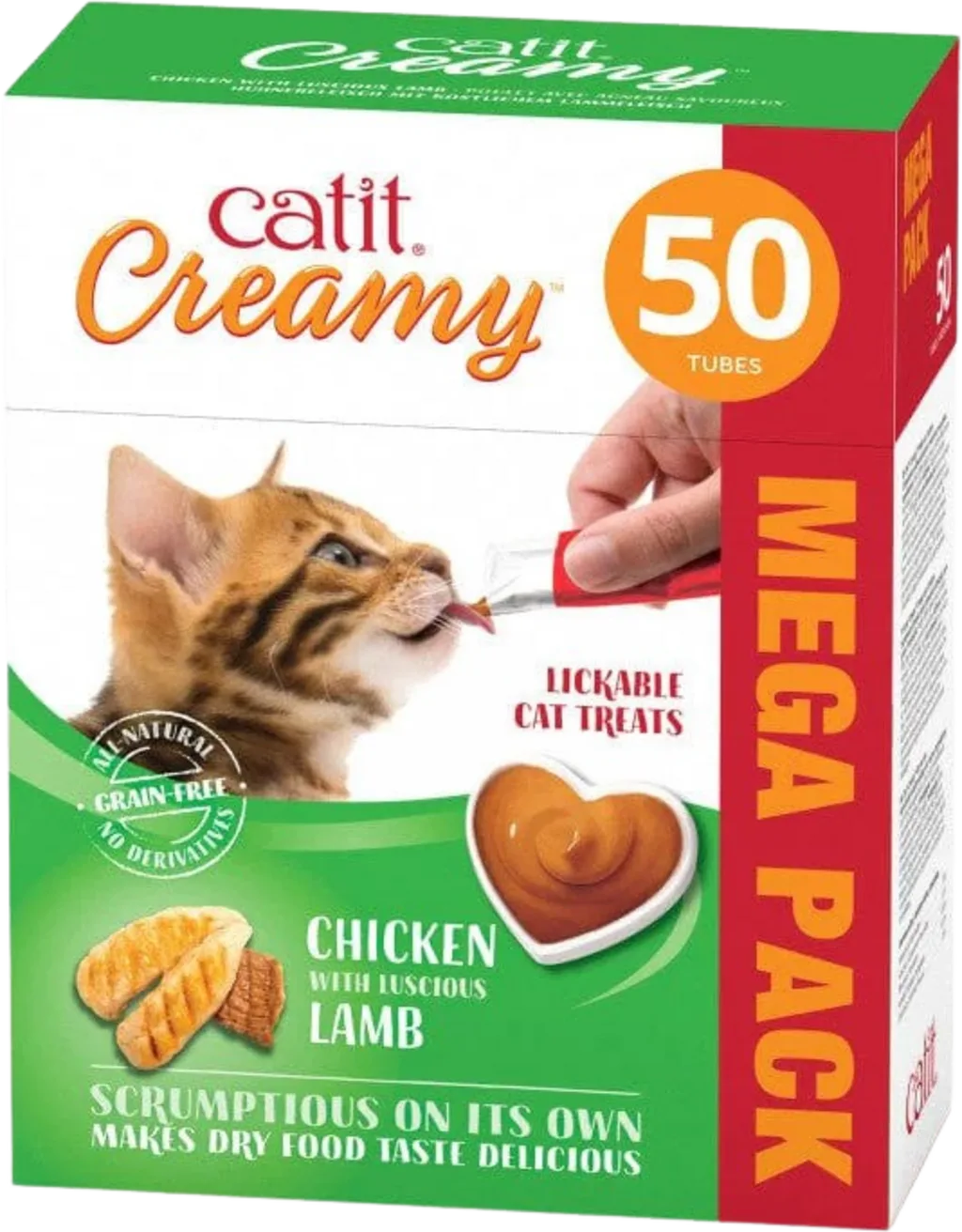 Creamy Huhn & Lamm - 50er Pack van Catit – productfoto