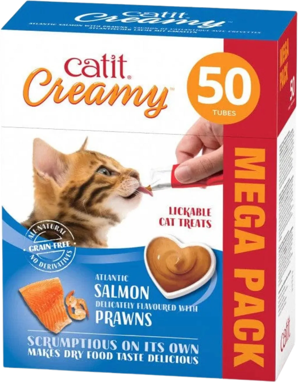 Creamy Lachs & Garnelen - 50er Pack van Catit – productfoto