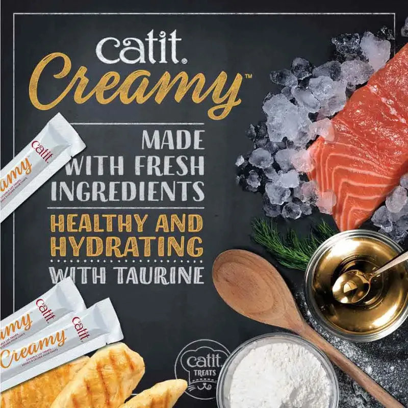 Creamy Superfood Multipack Nat Kattenvoer 8x10g by Catit – product photo 4 of 5