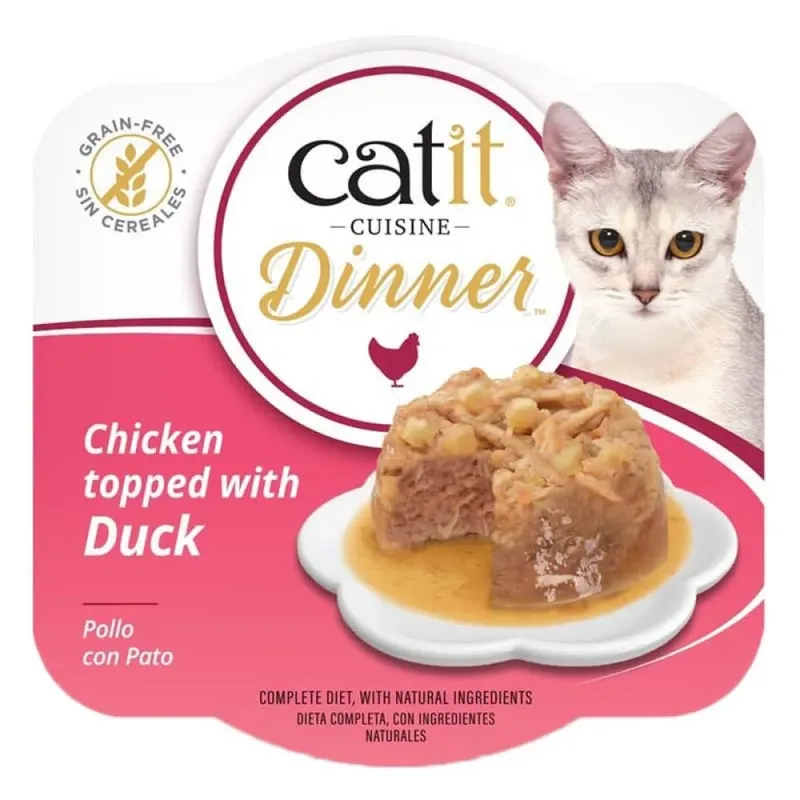 Küchen-dinner Huhn Mit Ente Nassfutter Für Katzen 75g von Catit – Produktfoto