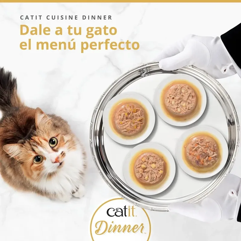 Cuisine Dinner Multipack Kip Kattenvoer 12x75g von Catit – Produktfoto 3 von 6