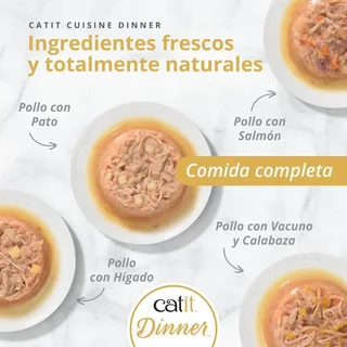 Cuisine Dinner Multipack Kip Kattenvoer 12x75g von Catit – Produktfoto 4 von 6