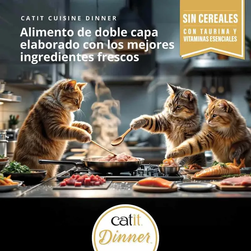Cuisine Dinner Multipack Kip Kattenvoer 12x75g von Catit – Produktfoto 6 von 6