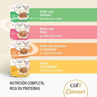 Cuisine Dinner Multipack Kip Kattenvoer 12x75g von Catit – Produktfoto 2 von 6