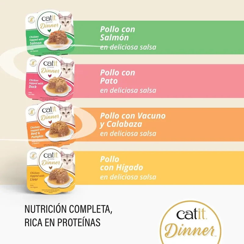 Cuisine Dinner Multipack Kip Kattenvoer 12x75g von Catit – Produktfoto 2 von 6