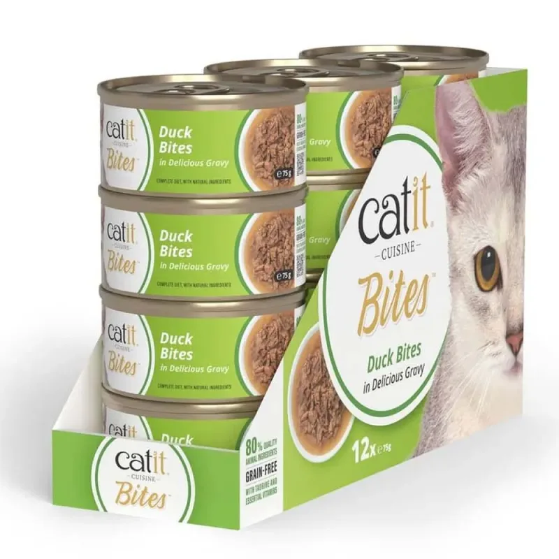 Cuisine Bouchées De Canard Nourriture Humide Pour Chats 75g de Catit – photo produit 3 sur 3