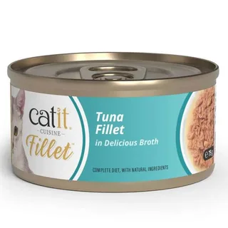Cuisine Thunfischfilet In Brühe Nassfutter Für Katzen 75g von Catit – Produktfoto 1 von 2