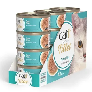 Cuisine Thunfischfilet In Brühe Nassfutter Für Katzen 75g von Catit – Produktfoto 2 von 2