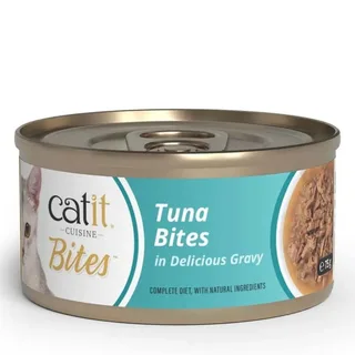 Cuisine Tuna Bites Nat Kattenvoer 75g fra Catit – produktbillede 1 af 3