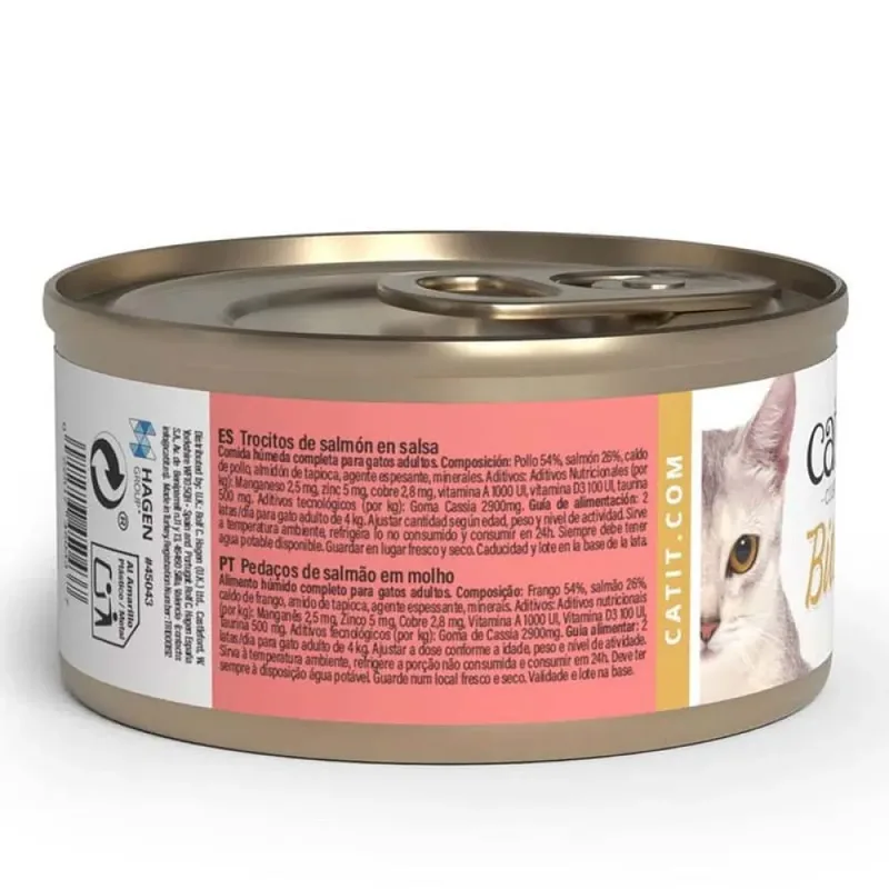 Cuisine Lachshäppchen Nassfutter Für Katzen 75g von Catit – Produktfoto 2 von 3