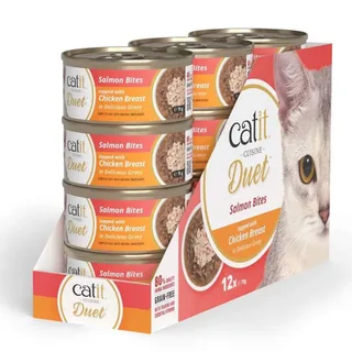 Culinair Duo Zalm Met Kip Natvoer Voor Katten 75g by Catit – product photo 2 of 2
