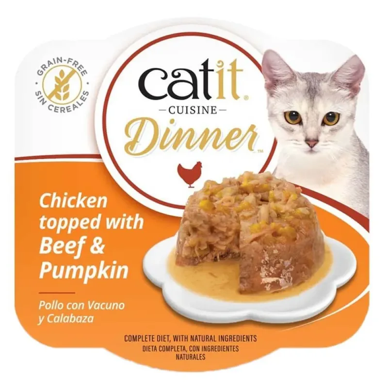 Dinner Mit Rind Und Kürbis Nassfutter Für Katzen 75g von Catit – Produktfoto