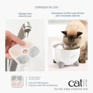 Drinkfontein Filters - Kat - Pixi Vervangfilter - 3 stuks by Catit in <> – product photo 4 of 4