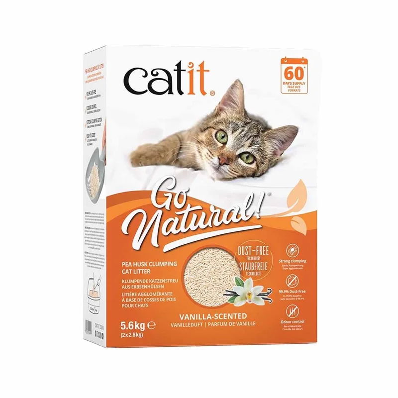 Erwtenschil Klontvormende Kattenbakvulling, Vanille & Lavendel Vanille von Catit – Produktfoto 1 von 6