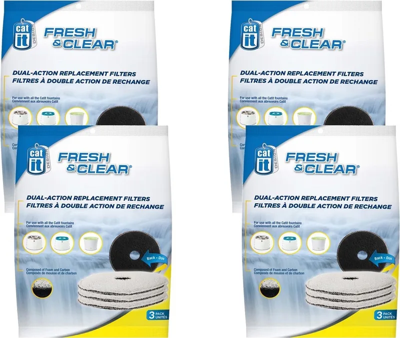 Filters Drinkfontein 2l - Kattendrinkbak - 4 x 3 stuks by Catit – product photo