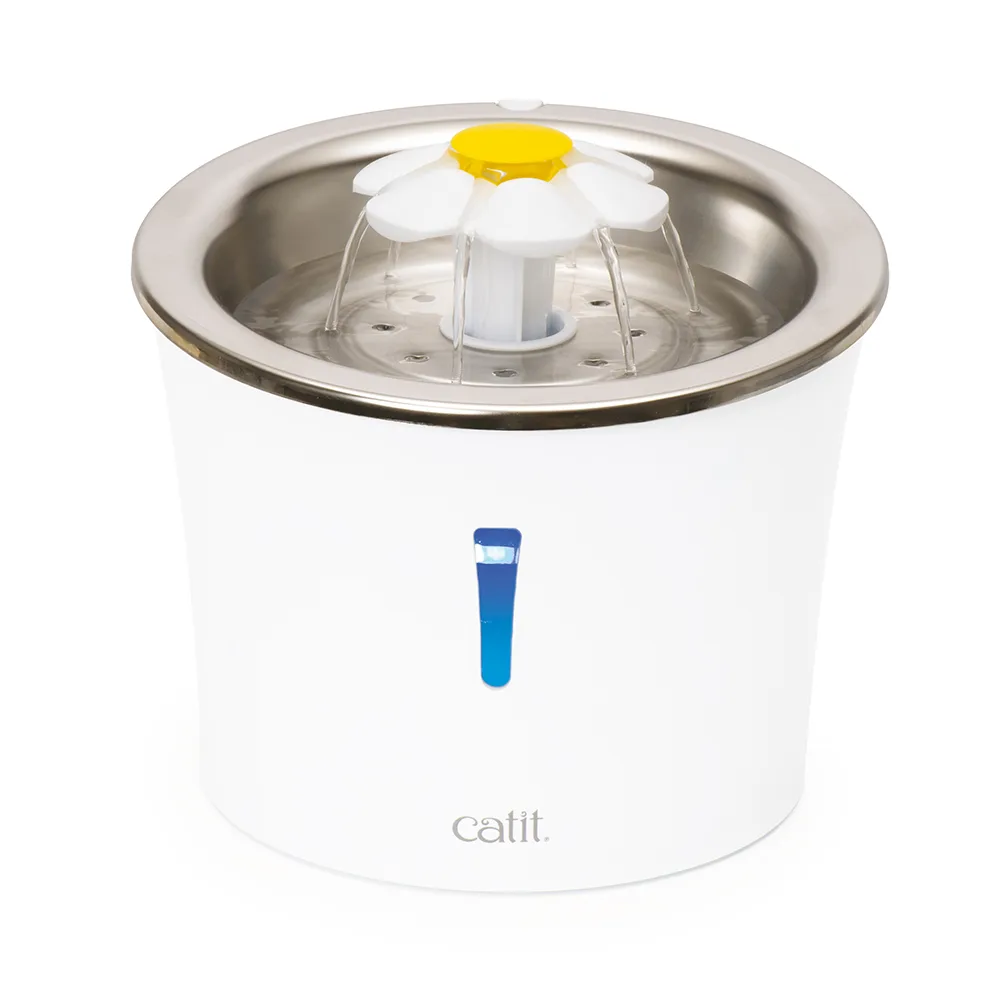 Flower Drinkfontein van RVS 3Liter Katten van Catit – productfoto