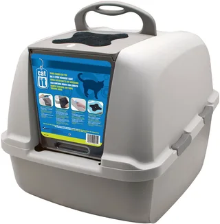 Kattenbak Jumbo - Beige - 56 x 50 x 47cm von Catit in Grau – Produktfoto 1 von 5
