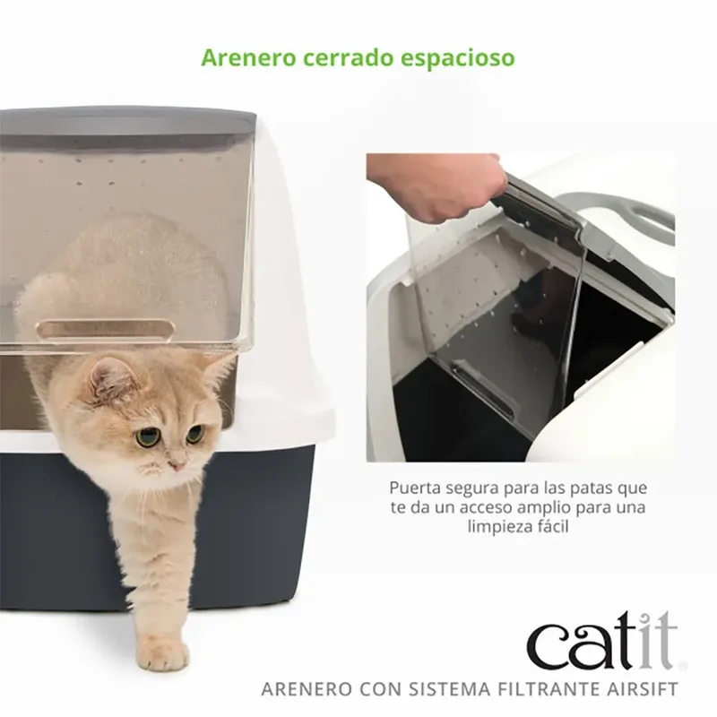 Kattenbak Large - 55 x 40 x 45 cm de Catit en Gris – photo produit 2 sur 5