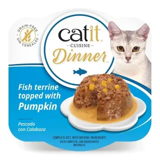 Kattenvoer Vis Diner Multipack 12x75g van Catit – productfoto 3 van 6
