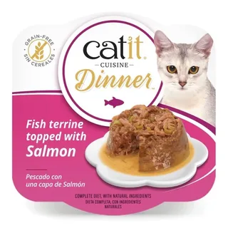 Kattenvoer Vis Diner Multipack 12x75g van Catit – productfoto 6 van 6