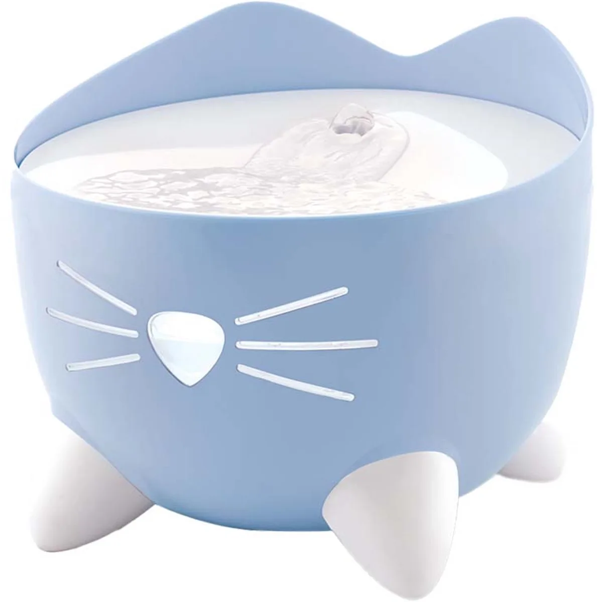 Pixi Fountain Combi Kit - Kattendrinkbak - Wit fra Catit i Blå – produktbillede