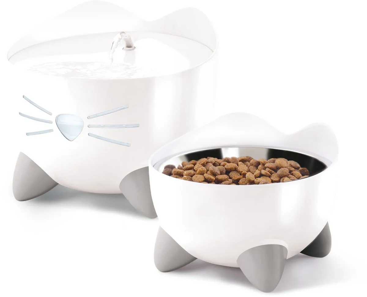 Pixi Fountain Combo Kit - Kattendrinkbak de Catit en Blanc – photo produit