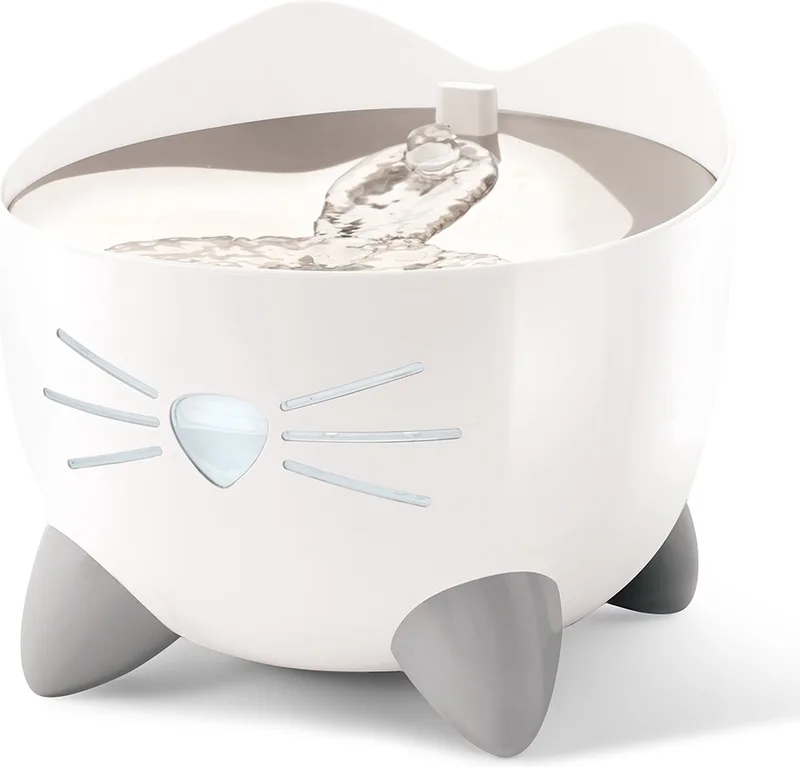 Pixi Smart Drinkfontein - 2L - met App - UV-C Waterfontein by Catit in White – product photo