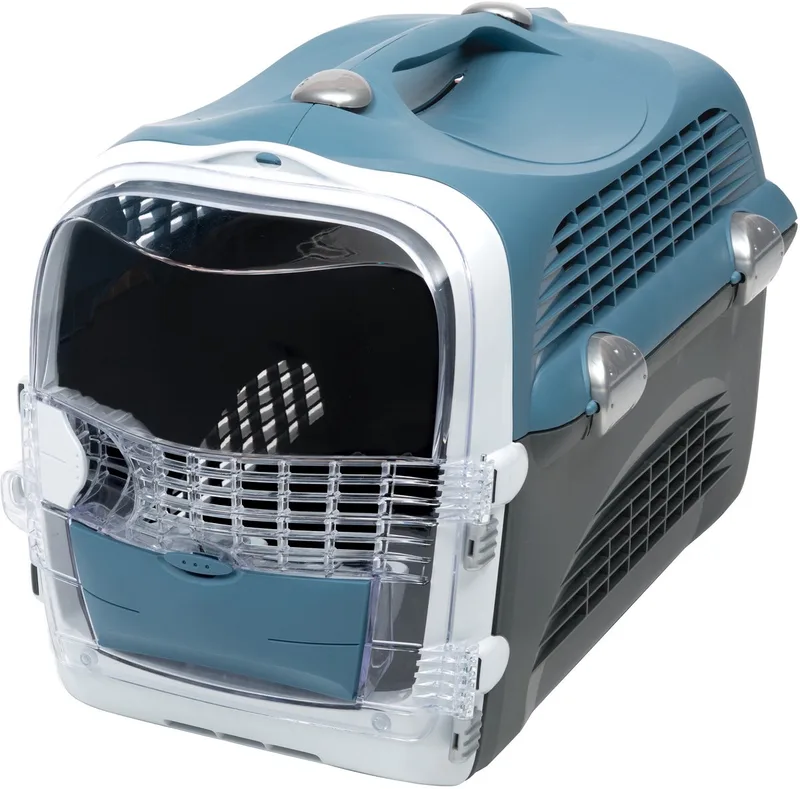 Reismand - Kat - Ca Cabrio Transportbox 53x27x40,5cm - 1st by Catit in Blue, Grey – product photo