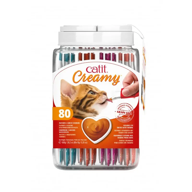 Romige Natte Kattenvoeding 80x10g by Catit – product photo 1 of 2