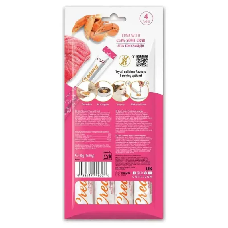 Cremiger Thunfisch-und Krabben-katzen-snack 4x10g von Catit – Produktfoto 2 von 2